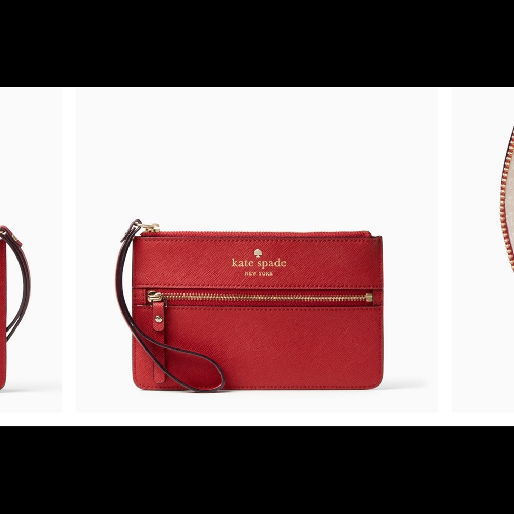 NWOT Red kate spade wristlet